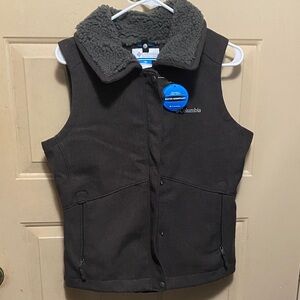 Columbia Charcoal Fleece Vest